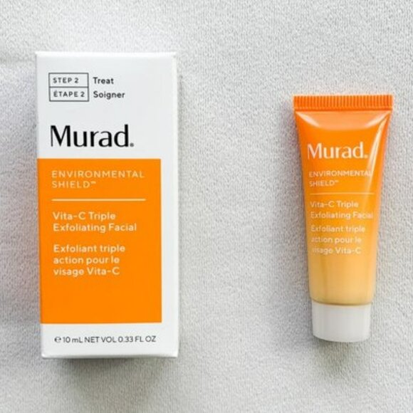 Murad Vita-C Triple Exfoliating Facial Mask - Vitamin C Exfoliator NEW 10ml - Picture 2 of 3